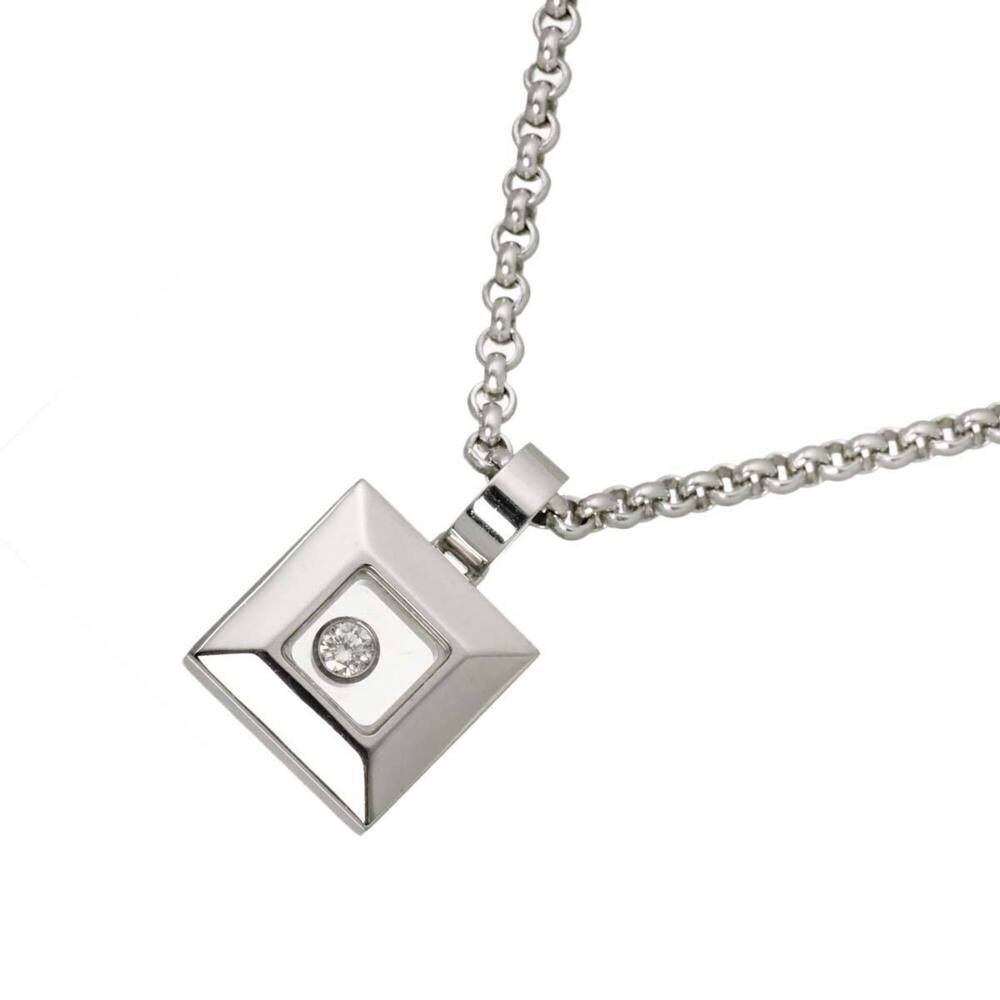 CHOPARD 18k Silver Diamond Necklace